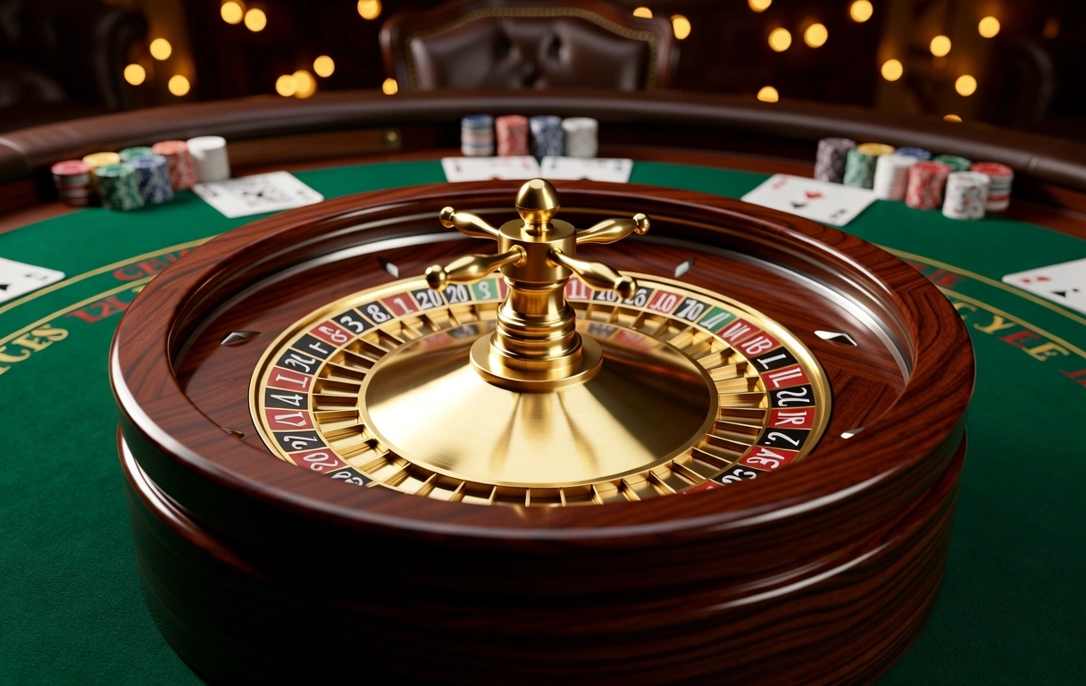 Wooden Roulette Wheel